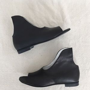 Papucei VEDA Black Peep Toe SANDAL 6